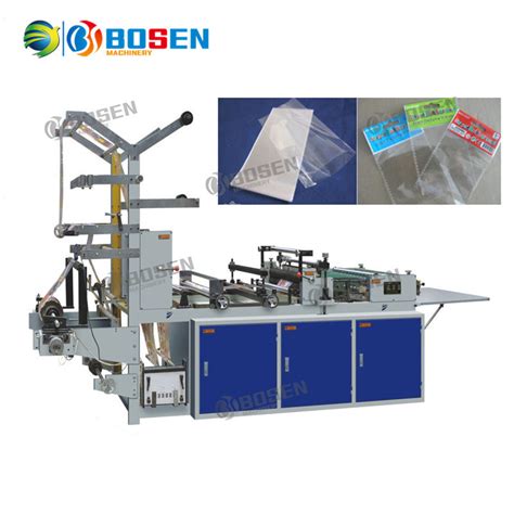 Fully Automatic Side Sealing PE OPP Wicket Bag Punch Bag Making Machine