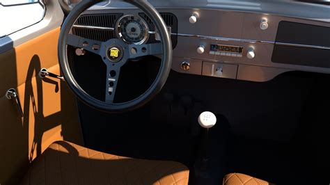 Volkswagen Beetle 1963 Custom 3d Model Cgtrader