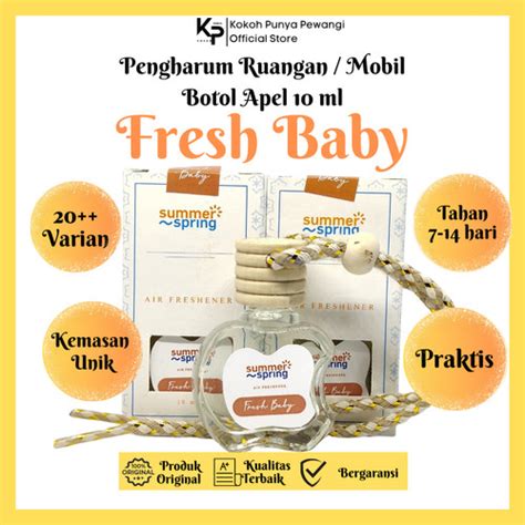 Promo Summer Spring Pengharum Mobil Parfum Ruangan Botol Apel Gantung