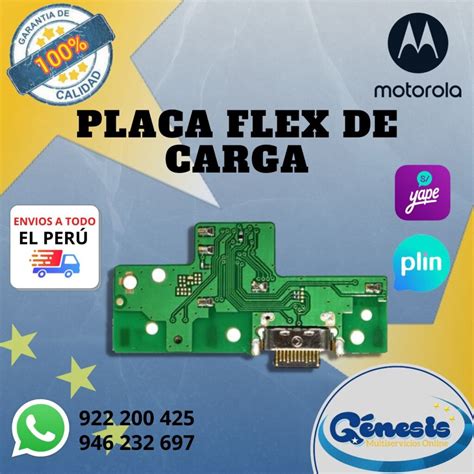 PLACA FLEX DE CARGA MOTO G8 PLAY