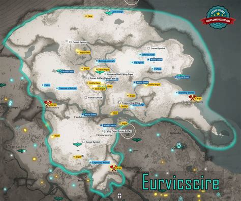 Assassins Creed Valhalla Eurvicscire Map
