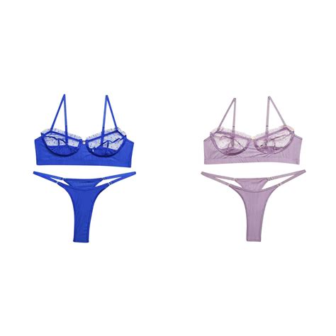 Pack Set Women Bra Lingerie Belt Nightwear Lace Push Underwear Garter Up Lace Lingerie Set