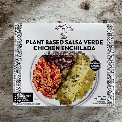 Tattooed Chef Plant Based Salsa Verde Chicken Enchiladas Review Abillion