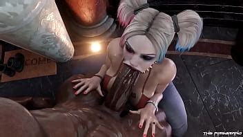 Harley Queen Avec Un Coq Noir XVIDEOS