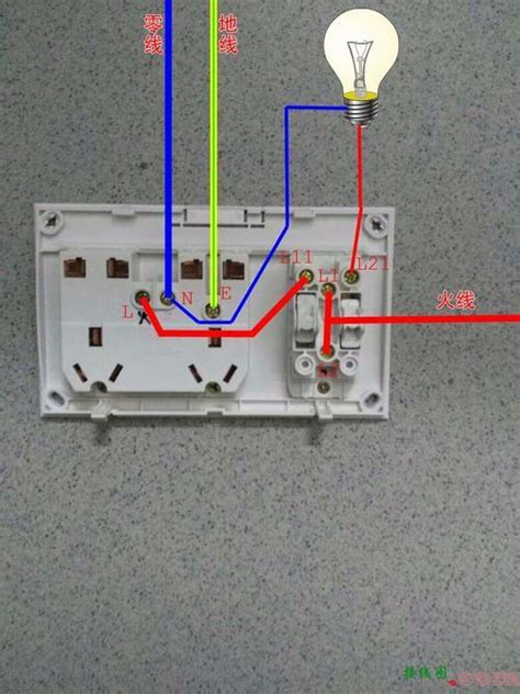 1开5孔开关插座接线图 家用开关插座接线图 接线图网