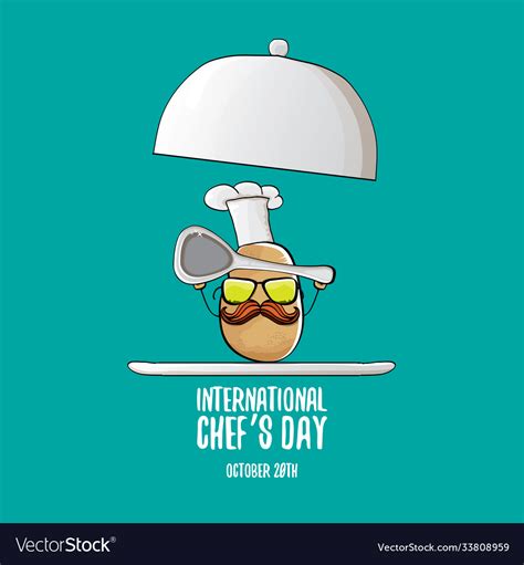 International Chef Day Greeting Card Or Banner Vector Image