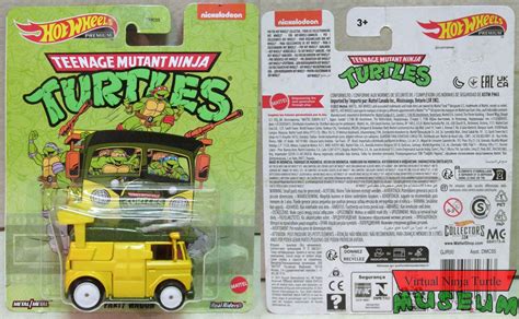 Mattel Hot Wheels Premium Pop Culture TMNT Party Wagon