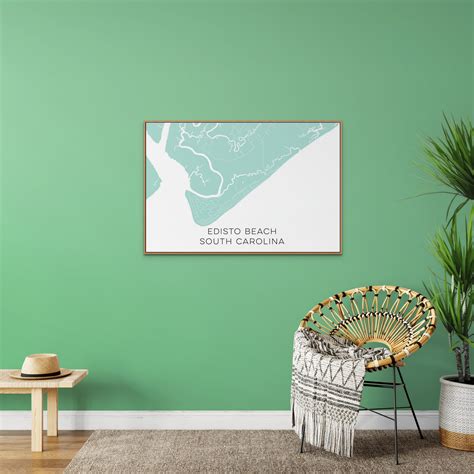 Edisto Island South Carolina Map • Edisto Island Sc Custom Map