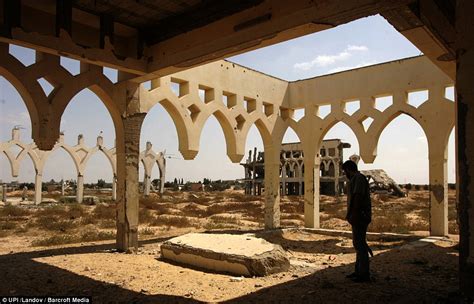 The Ruins Of Gazas Yasser Arafat International Airport Daily Mail Online