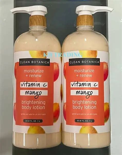 Clean Botanica Vitamin C Mango Brightening Body Lotion