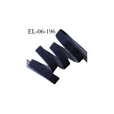 Elastique 6 mm lingerie élastique fin style velours couleur bleu nuit allongement 200 prix au