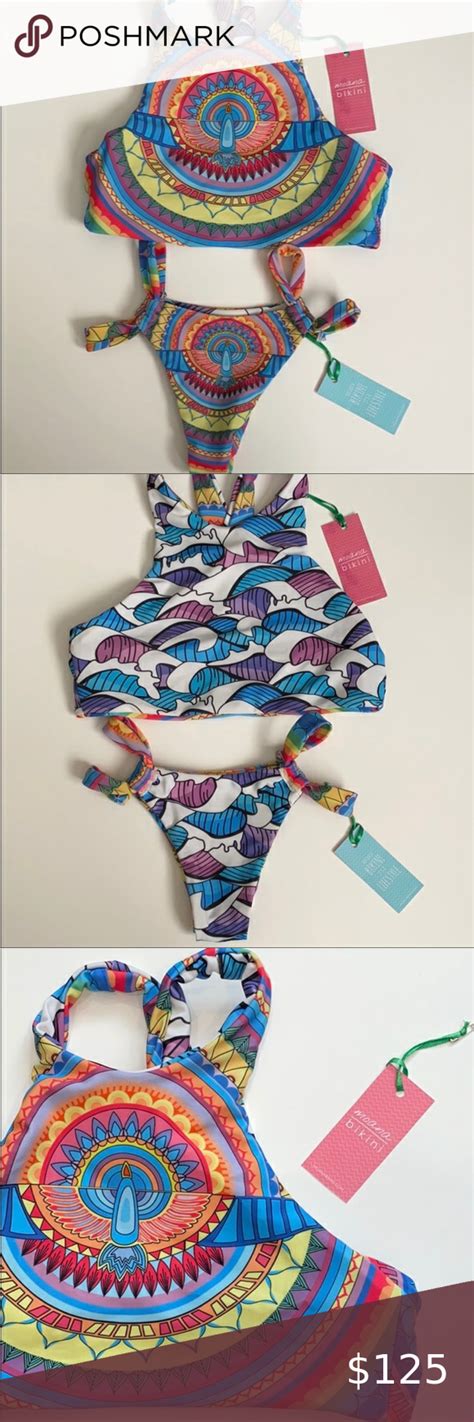 Moana Bikini Flying Fish Set Reversible Bottoms Bikinis Moana Bikini