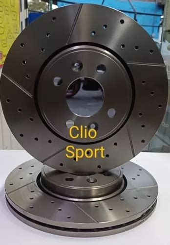 Discos Brembo Ranurados Perforados Renault Clio Meses Sin Inter S