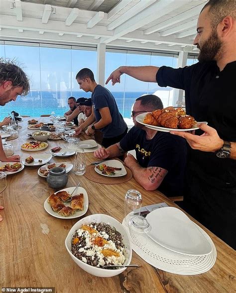 Nina Agdal Dons Skimpy Bikini During Her Recent Trip To Greece With Friends And New Beau Logan