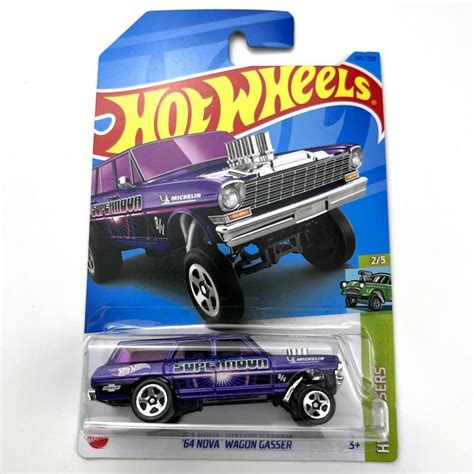 Машинка Hot Wheels Bargain price 2023 64 NOVA WAGON GASSER купить с доставкой по выгодным