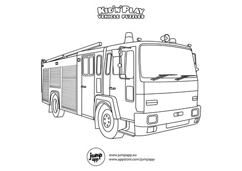 Fire Truck Free Printables - Printable Free Templates