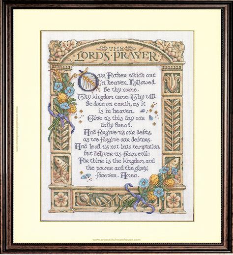 lords prayer crossstitchwarehousecom