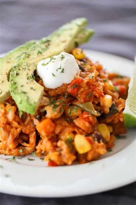 Crockpot Chicken Enchilada Casserole Laurens Latest