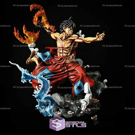 Luffy Red Hawk from One Piece | SpecialSTL