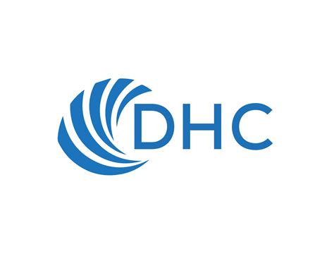 DHC letter logo design on white background. DHC creative circle letter ...