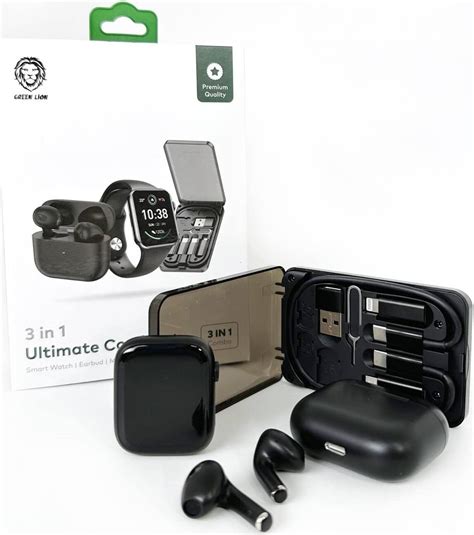 Green Lion 3 в 1 Ultimate Combo (умные часы/наушники/мультидорожный ...