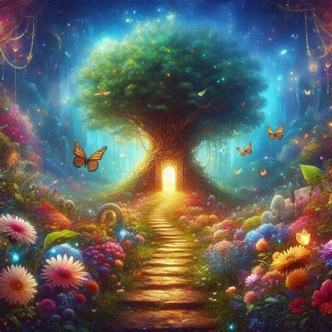 Premium Photo Fairy Tale Background