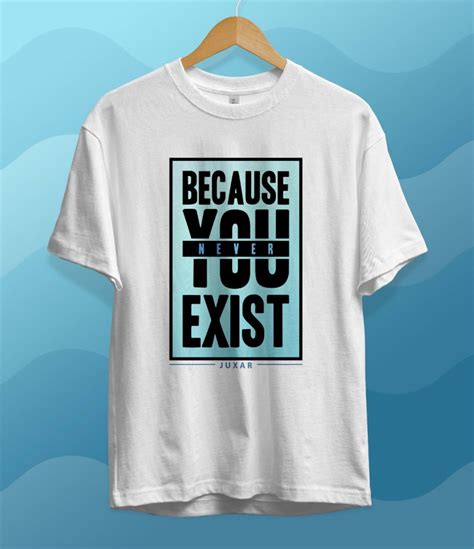 U Never Exist Gym T Shirts For Men Buy T Shirt Online Juxar