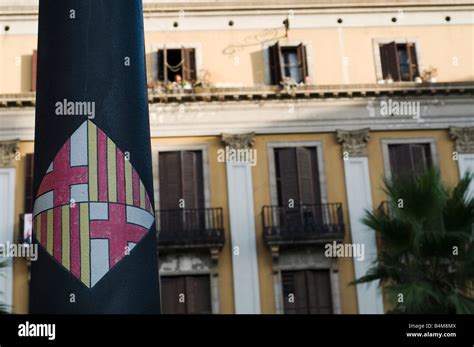 Coat of arms of Barcelona Stock Photo - Alamy