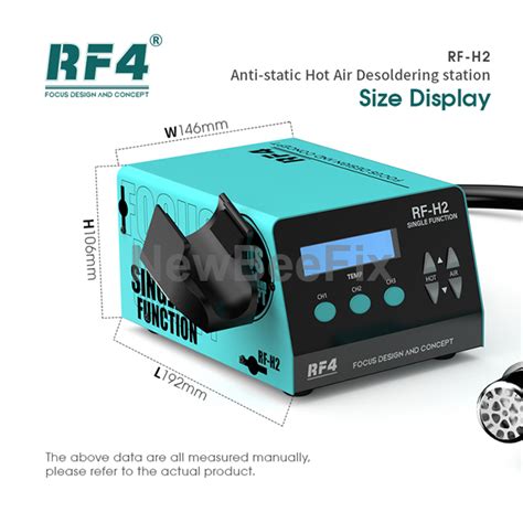 Rf Rf H Anti Static Esd Lead Free Hot Air Gun Desoldering Station