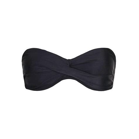 Pq Swim Swim New Pq Swim Womens Goddess Bandeau Style Bikini Top Swimsuit In Black Poshmark