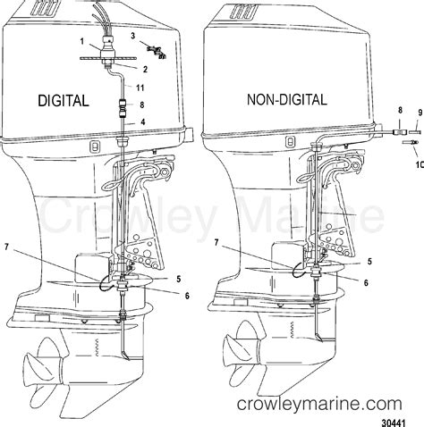 SPEEDOMETER PICKUP SYSTEM 2001 Outboard 135DFI CXL DIG SW 7135D84KD