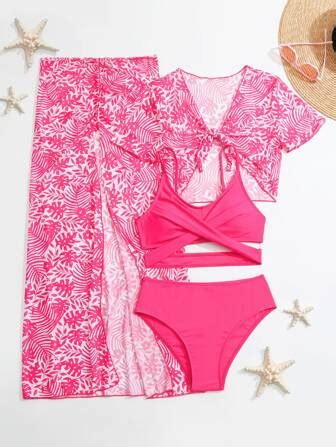 Bikini Pour Adolescentes Boutique De Bikini Pour Adolescentes En Ligne SHEIN FRANCE