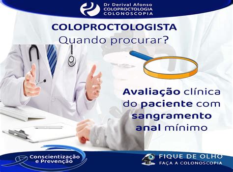 Sangramento Anal COLONOSCOPIA COLOPROCTOLOGIA ENDOSCOPIA