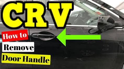 Honda Crv Door Handle Removal How To Remove Youtube