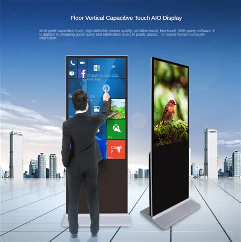 digital signage floor stand advertising display led commercial screen