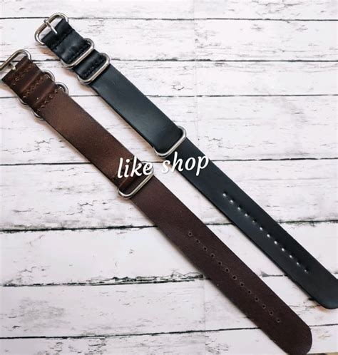 Jual Tali Strap Zulu Jam Tangan Leather Kulit Asli Mm Mm Mm