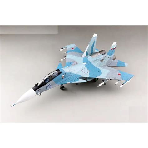 Miniature Sukhoi Su 30SM Flanker H Blue 45 22 GvIAP 11th A Pilots