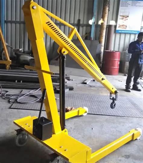 Swaminath Cranes Sw1124 Hydraulic Floor Jib Crane Load Capacity 12