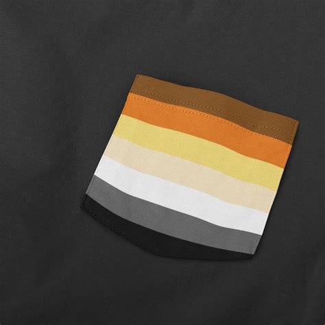 Bear Pride Flag Shirt Gay Bear Pride T Shirt Bear Brotherhood Gay Pride Shirt LGBTQ Community