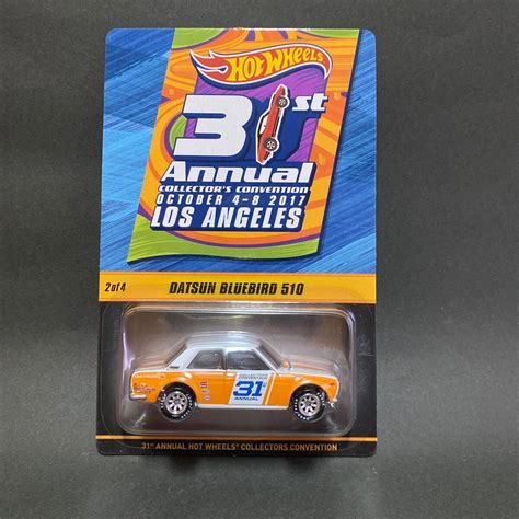 Yahoo Hot Wheels St Annual Convention Datsun Blue