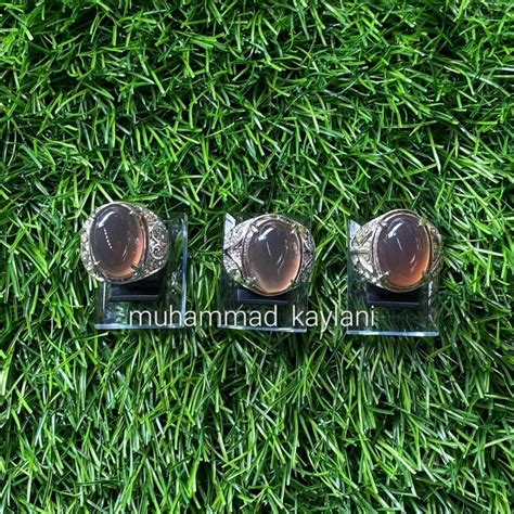 Jual Cincin Batu Akik Lavender Batu Raja N Shopee Indonesia