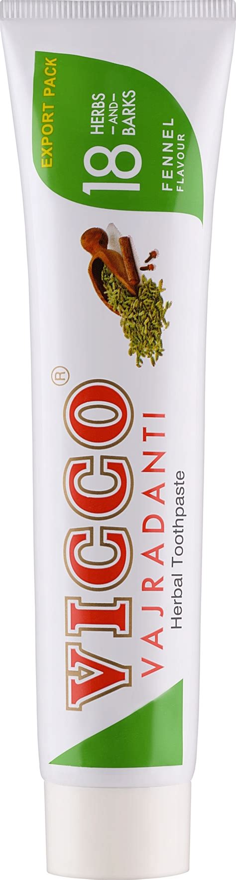 Аюрведическая зубная паста с фенхелем - Vicco Vajradanti Fennel Herbal ...