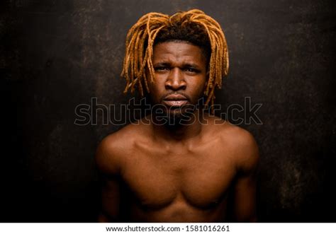 Naked Black Guy Blonde Dreadlocks Posing Stock Photo Shutterstock