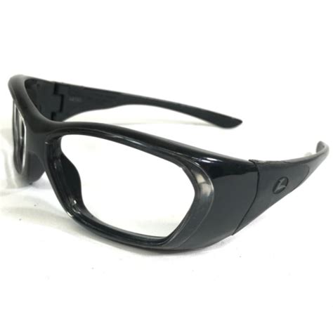 Leader Safety Eyeglasses Frames Og210s Forceflex Black Square Z87 2 57 16 120 Ebay