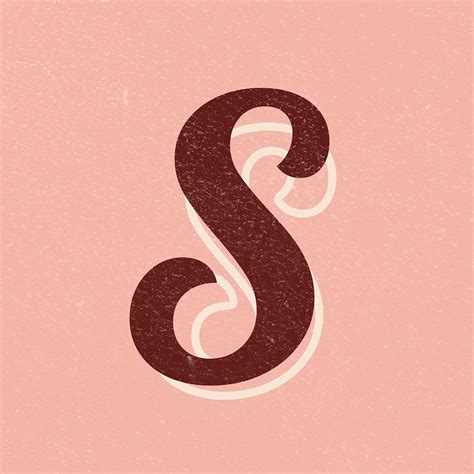 Stylish Letter S Font Printable
