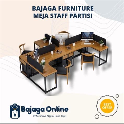 Jual MEJA KERJA KOMPUTER / MEJA KERJA KANTOR / MEJA KARYAWAN / MEJA