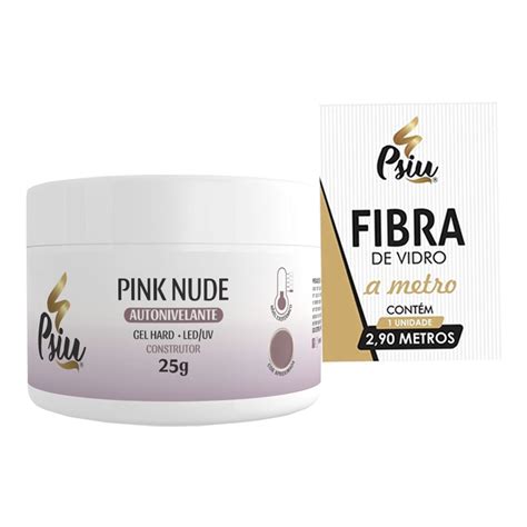 Novo Gel Psiu Cor Pink Nude 25g Construtor Led Uv Fibra Para Alongamento De Unhas Shopee Brasil