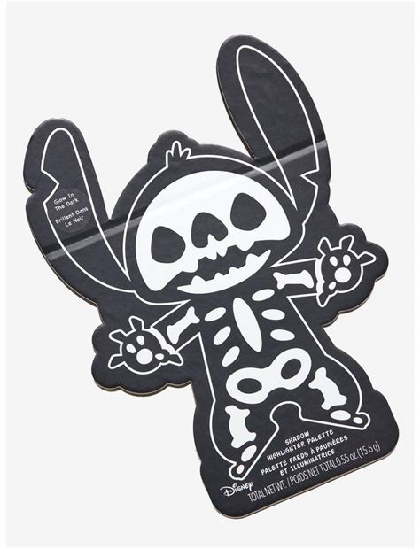 Disney Lilo Stitch Skeleton Stitch Eyeshadow Highlighter Palette Hot Topic Lilo And