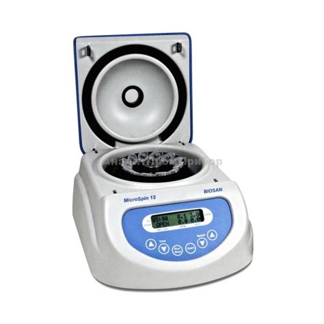 Мини центрифуга высокоскоростная BioSan Microspin 12 (1000-14500 об/мин ...