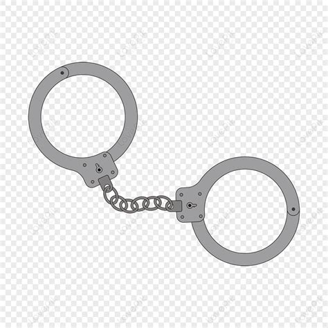 Handcuffs Clipart Cartoon Vector Materialsimple Strokes Of Handcuffs